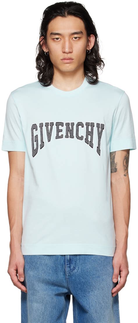 givenchy t shirt black and blue|black and white Givenchy shirt.